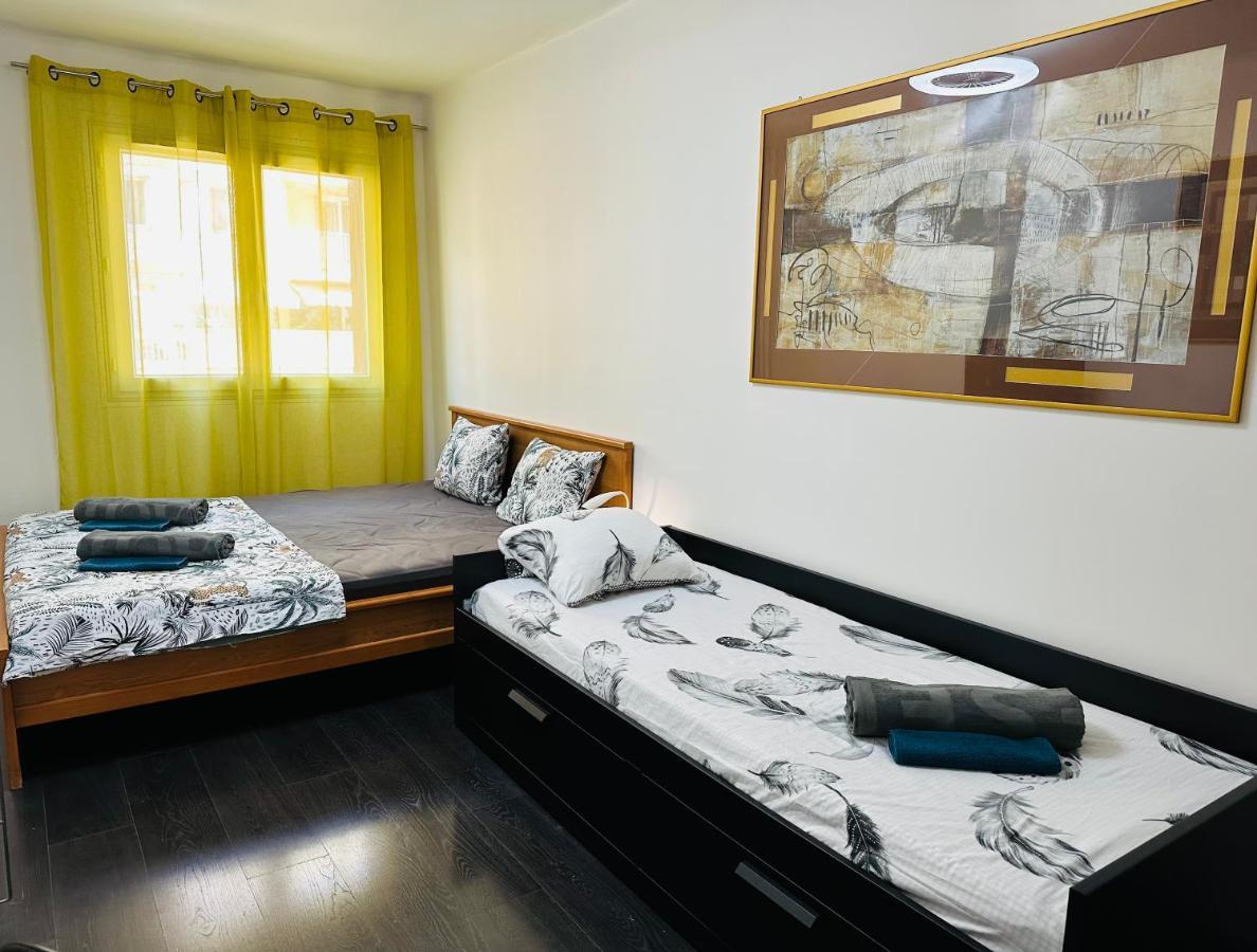 The Nice - 3 Rooms, 3Air Cond, 3Tv, 3Fans, 2 Wc, Wifi Everywhere 5Min Aeroport, Train, Beach, 1Min Tram, 15 Min Centre, Port, Parking Possible Exteriör bild